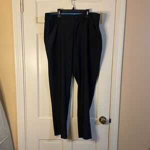 Birdie Bound Golf Pants Mens 38 x 32 Black Athletic Casual Lightweight Golf